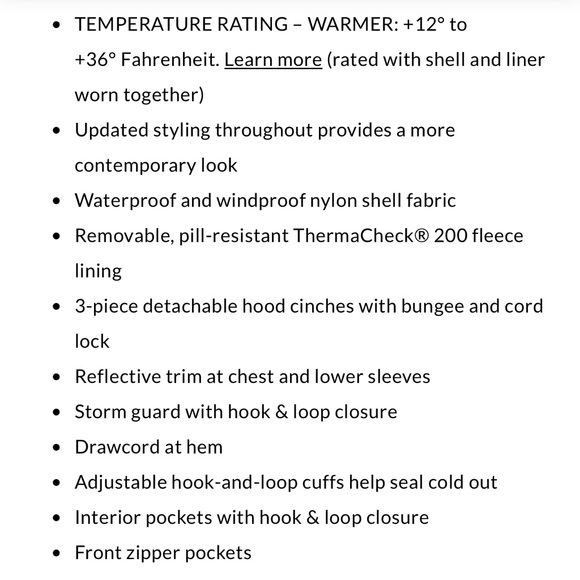 NWT 🧥 LANDS END ALL SEASON BLACK WATERPROOF WINDPROOF LINED HOODED COAT Men’s L - Picture 5 of 7